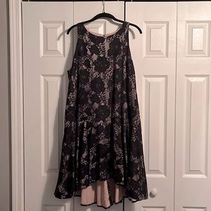 Eliza J Lace Navy Dress